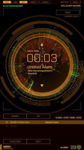 EVA Clock Screen 2