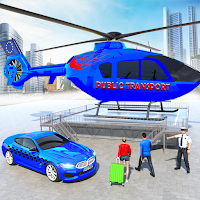 US Police Car Transporter Plane: Truck Sim Games