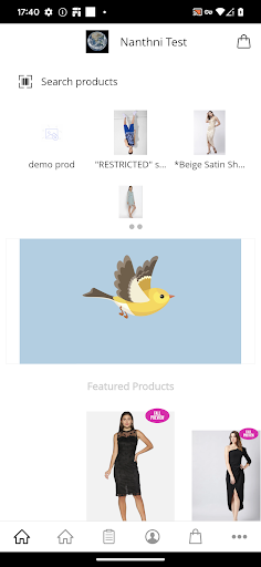 Android application Fashions boutique screenshort