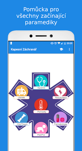 Android application Kapesní záchranář screenshort