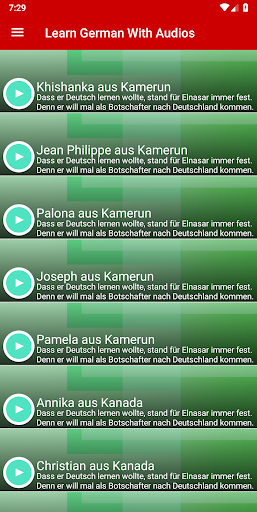 Learn German with Audios Screenshot 1 - AppWisp.com
