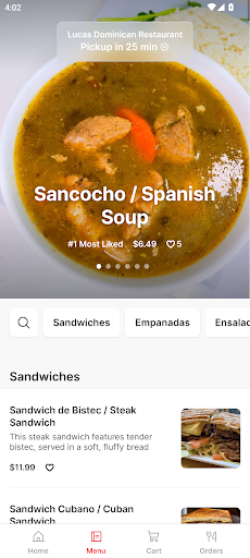 Lucas Dominican Restaurant Screen 2