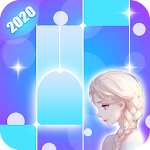 Cover Image of Download Piano Tiles - Elsa Princess Game 3.0 APK