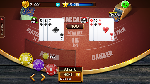 Baccarat casino offline card 5