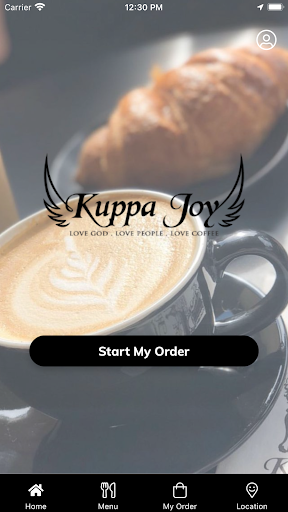 Android application Kuppa Joy Coffee screenshort