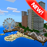 Deep Ocean City map for MCPE icon