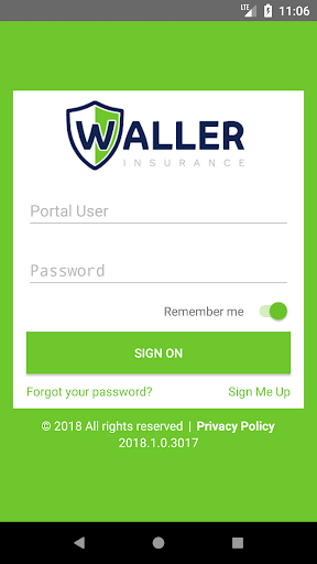 Android application Waller Insurance Partners screenshort