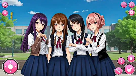 Love Life: Anime school games