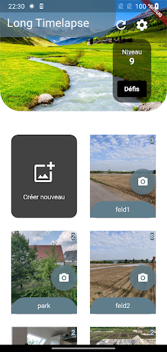 Aperçu de l'application
