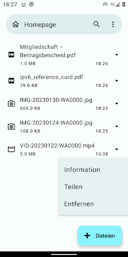 Android application Odin screenshort