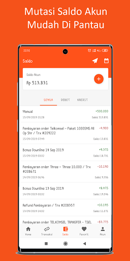 Android application Pusat Kuota - Agen Pulsa Murah screenshort