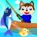 Cover Image of Download Paw Boom Pups Friends Fishing Mania Kids  APK