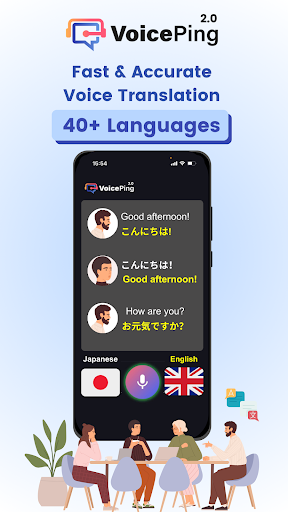 Android application VoicePing - Voice Translation screenshort