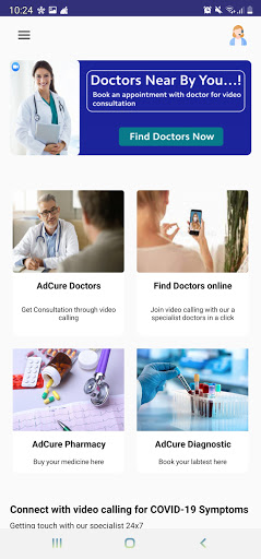 Android application AdCure screenshort