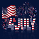 fourth of july fireworks icon