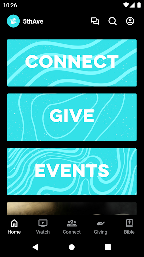 Android application 5th Avenue Baptist Church screenshort