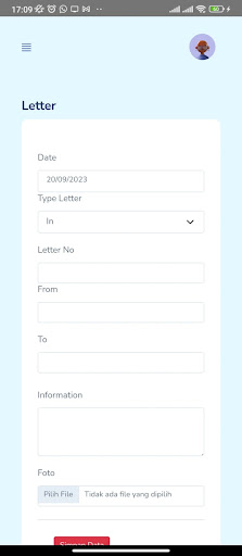 Android application Guest Book screenshort