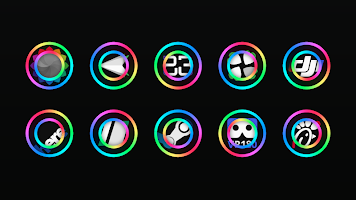 screenshot of RGB - Rainbow LED Icon Pack