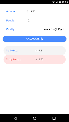 Tip Calculator Screen 2