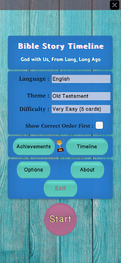 Android application Bible Timeline - God with Us screenshort