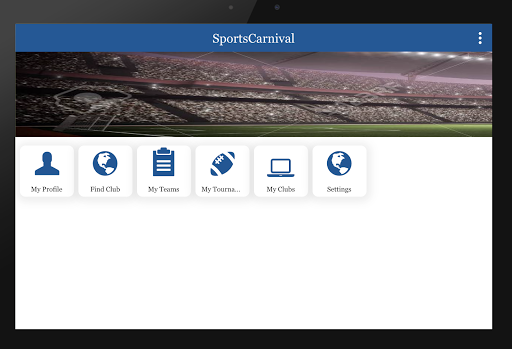 SportsCarnival: Sports Website Screen 2