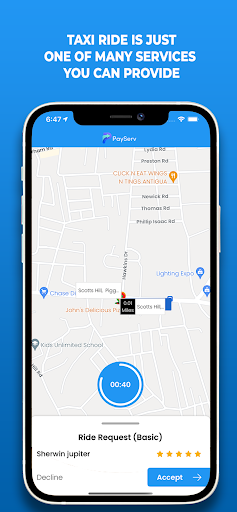 Android application PayServ Provider screenshort