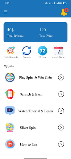 Quick Up Screen 2
