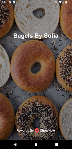 Android application Bagels By Sofia screenshort