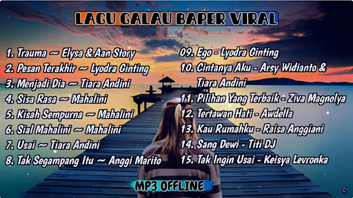 Android application Lagu Galau Sedih Viral 2024 screenshort