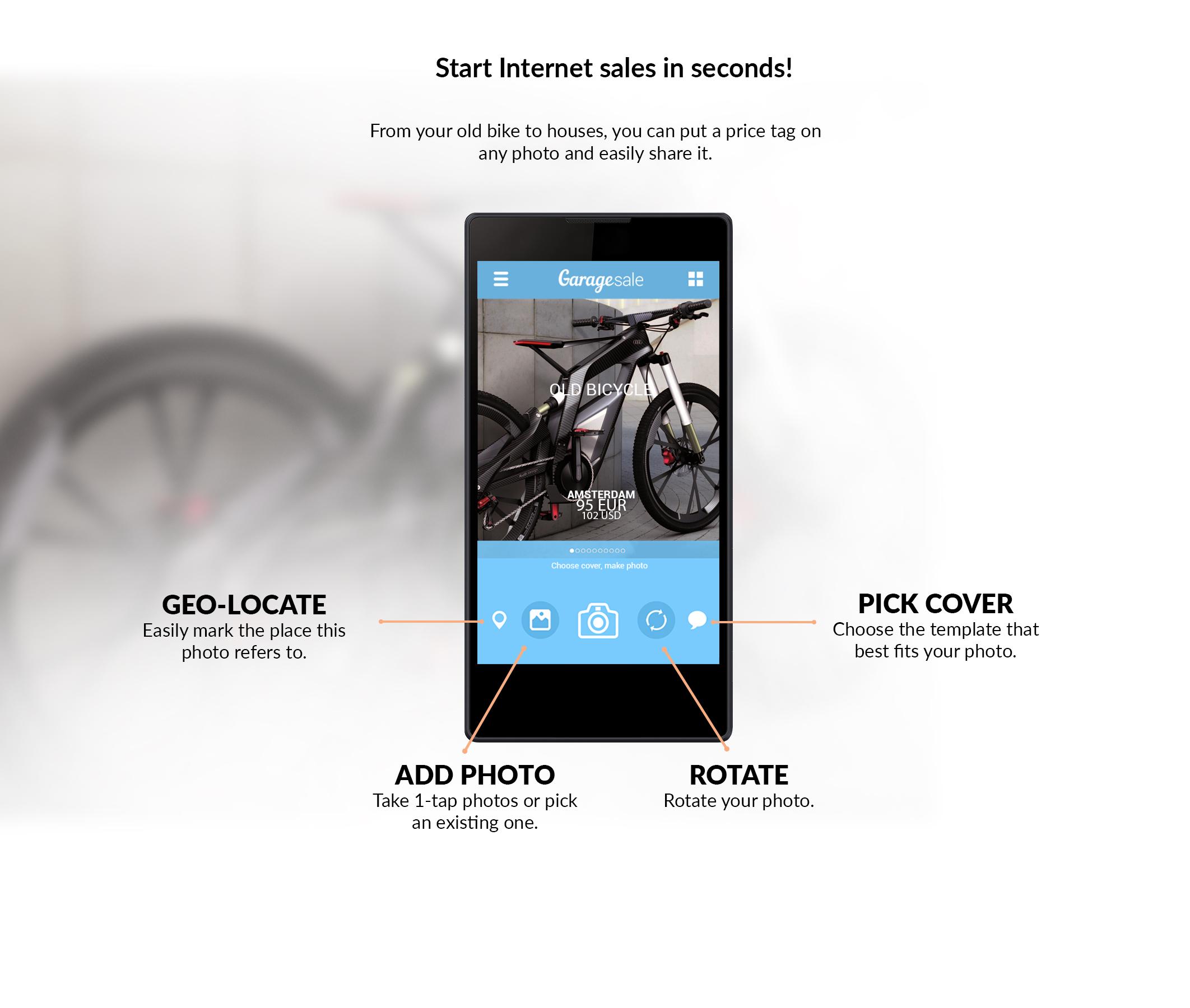 Android application GarageSale: Online Yard Sale screenshort