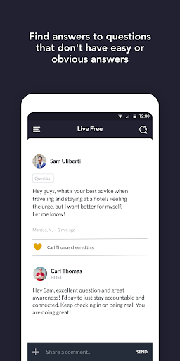 Screenshot of Live Free