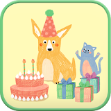 Happy birthday Go SMS theme icon