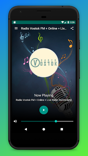 Android application Radio Vostok FM Schweiz Online screenshort
