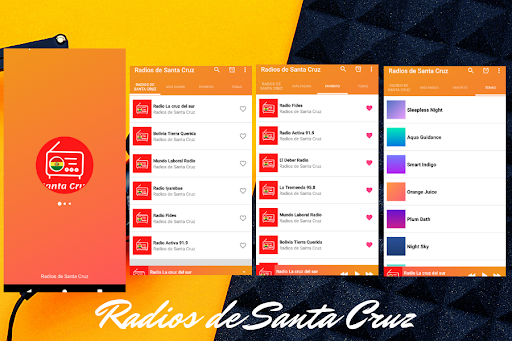 Android application Radios de Santa Cruz Bolivia screenshort