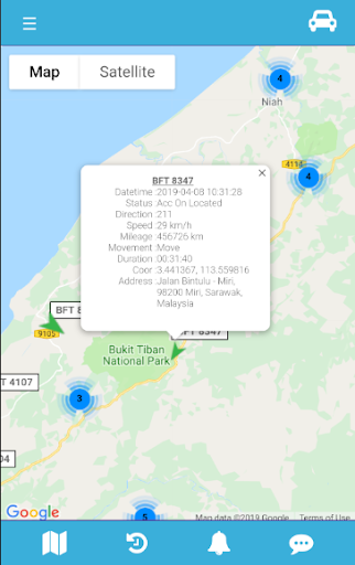 SkytrackGPS Tracking Screen 2