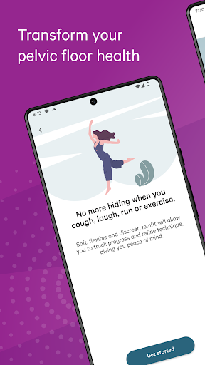 Android application femfit® screenshort