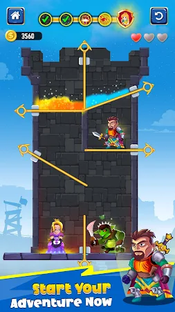 Game screenshot Hero Rescue - Pin Puzzle Games hack