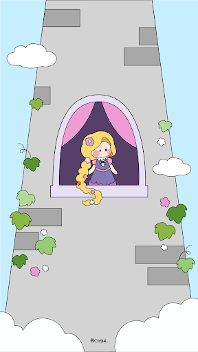 Android application 카카오톡 테마 - 성에 갇힌 꼬마 공주 screenshort