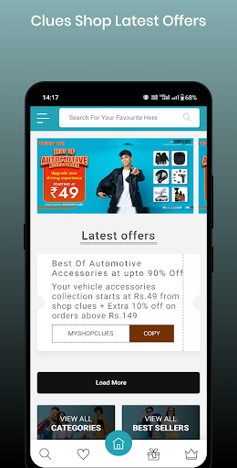 Android application Clues Fashion Home Kitchen @99 screenshort