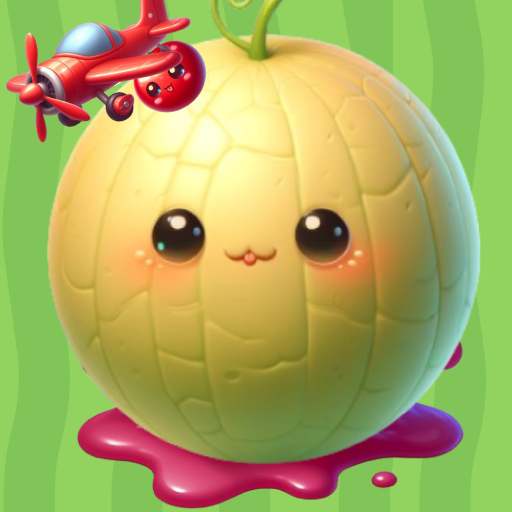 Cantaloupe Fruit Drop & Merge  Icon