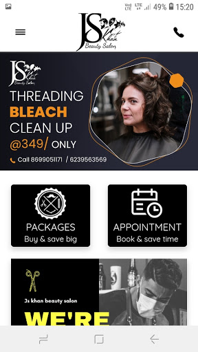 JS Khan Salon Screen 3