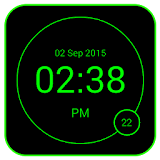 LED Digital Clock - minimal icon