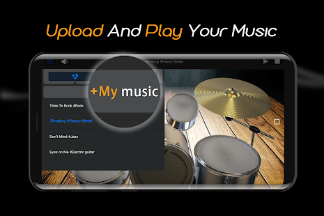 Easy Real Drums-Real Rock and jazz Drum music game 1.3.5 APK screenshots 4