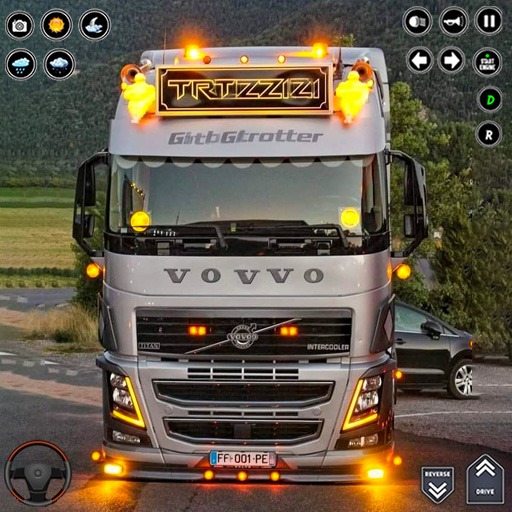 US Truck Driving Haul Truck 3D