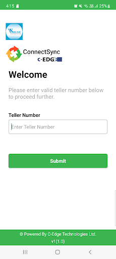 Android application VSBANK ConnectSync screenshort