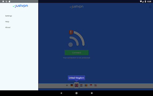 VPN high speed proxy - justvpn Captura de pantalla