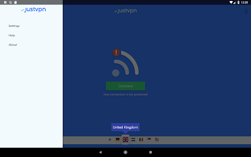 VPN high speed proxy - justvpn Schermata