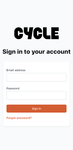 Android application CYCLE Subscription screenshort