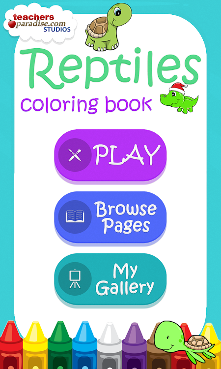 Reptiles Coloring Book & Game - 8 - (Android)