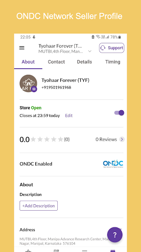 Android application Samhita Seller Store screenshort